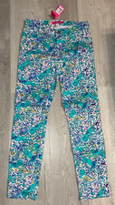  Lilly Pulitzer.....South Ocean Skinny Pant Monkey Sea Melon Fig Size 0