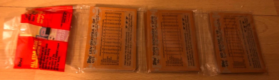 Pack Willie Randolph Matt Young Ron Darling Len Dykstra Todd Benzinger Sid Bream Foto 2 de 2