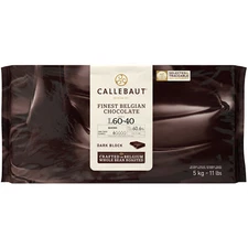 Callebaut Recipe L 60/40 Dark Chocolate Block 11 lb. WS-409C6040132