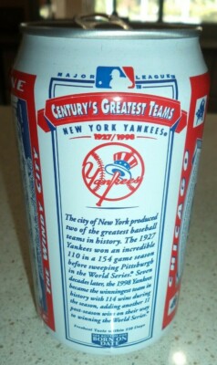 New York Yankees Empty Budweiser Beer Can