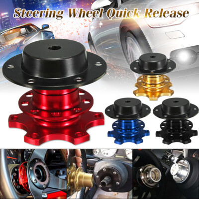 1x Universal Steering Wheel Quick Release HUB Adapter Snap Off Boss Car Racing
