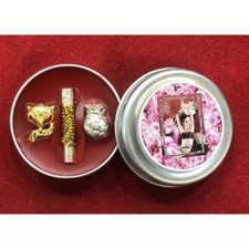 Encantador zorro de nueve colas de cera de abeja takrud de Ajarn Prakong Buda tailandés amuleto
