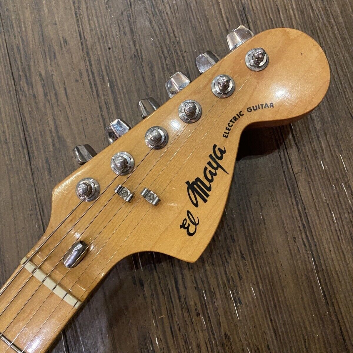 Vintage 1970s' El Maya Artist Model Stratocaster Electric Vintage 1970s' El Maya Artist Model Stratocaster Electric