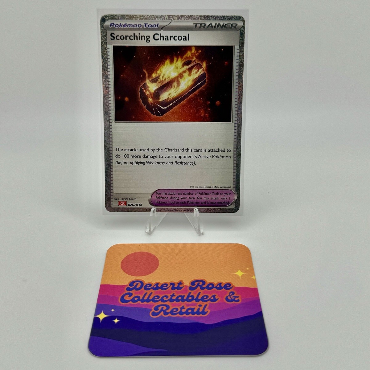 scorching charcoal pokemon card Scorching Charcoal CLC 026/034 – PokeChalet main image 0