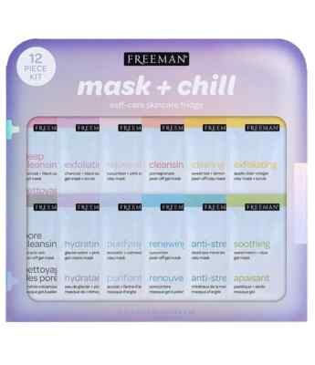 Freeman Limited Edition Mask & Chill Self Care Skincare Facial Mask Set New