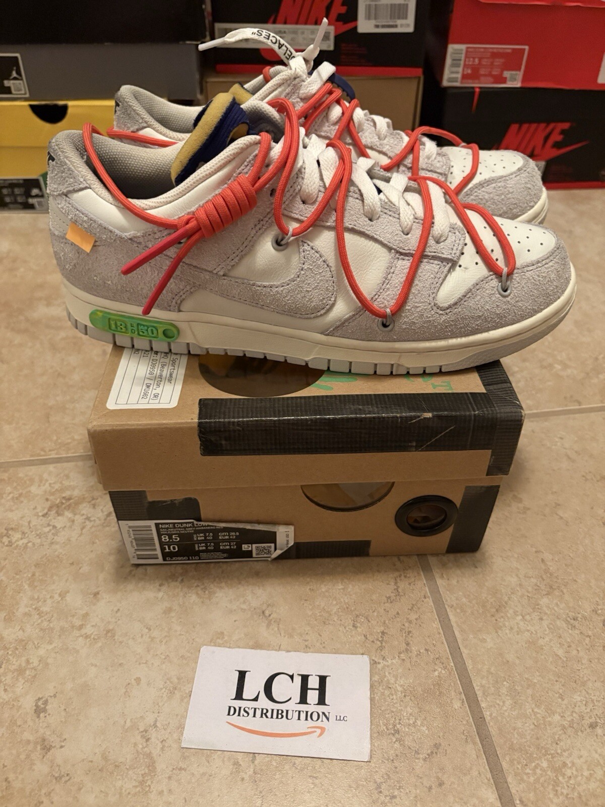 OFF WHITE X NIKE Nike Off White x Dunk Low lotto 13 di 50 PRE LOVED