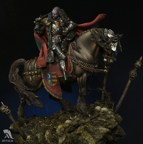 Vlad Dracula 75mm Painted Miniature Tin Toy Soldier | Museum Level - Picture 3 of 9