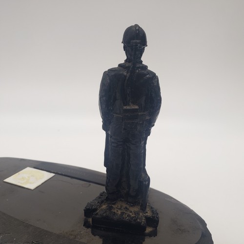 Anthracite Coal Miner Trophy Paperweight Wilkes-Barre Pennsylvania - As Is - Picture 7 of 19