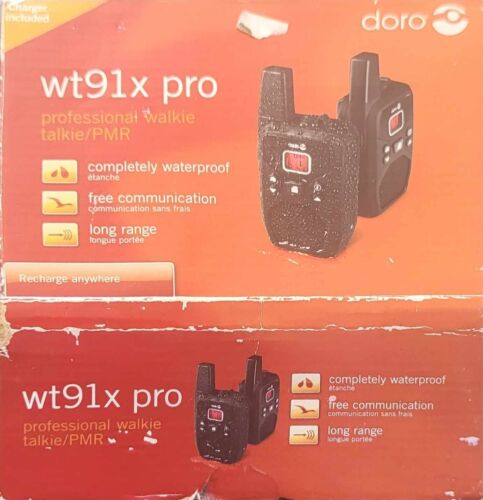 Doro WT91X Pro Long Range Walkie Talkies - Boxed