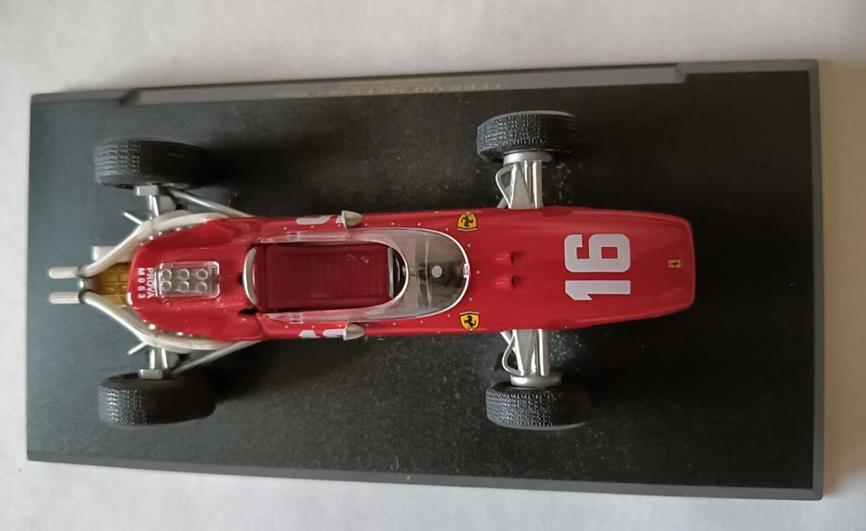 MODELLINO FERRARI 246 F1 .66 -1966 -N 16 LORENZO BANDINI-SCALA 1/43 - Immagine 3 di 4