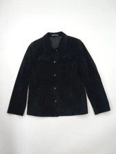 Vintage Liz Clairborne Black Suede Jacket/blazer Size 12