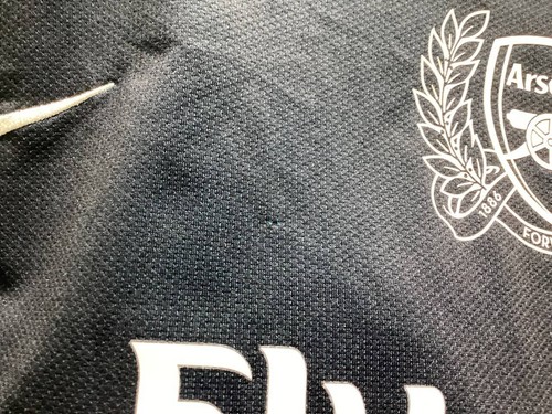 ARSENAL LONDON 2011 2012 AWAY FOOTBALL NIKE LONG SLEEVE JERSEY #11 VELA Sz L - Picture 10 of 10