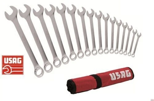 USAG 285 J/B16 SERIE SET KIT 16 CHIAVI COMBINATE FISSA E STELLA CHIAVE COMBINATA - Immagine 3 di 4