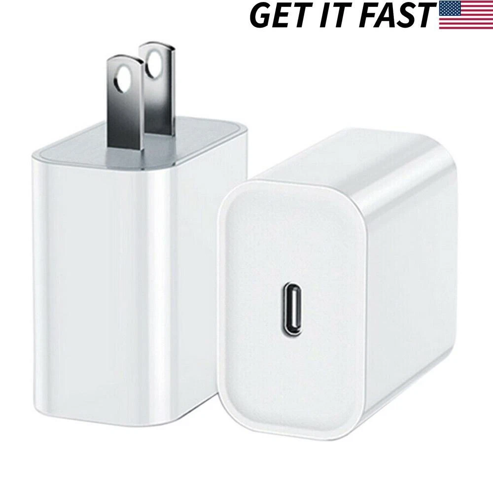10W USB Type C Wall Charger USB-C for iPhone iPad Samsung Galaxy 