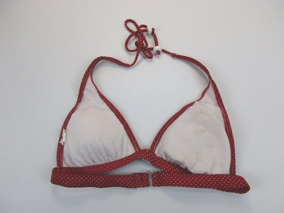 *HILARACIÓN* TOP DE NATACIÓN MUJER TALLA S ROJO CON LUNARES Foto 2 de 3