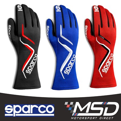 Sparco Land Race Handschuhe, Motorsport/Rallye/Racing (FIA 8856-2018 & SFI Approved)