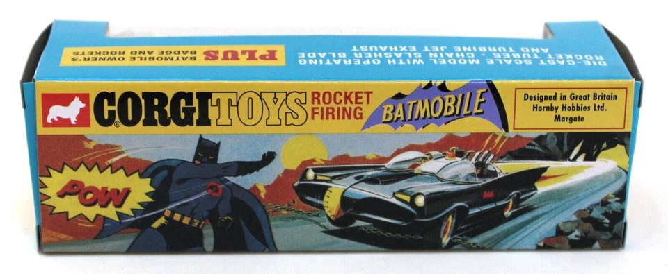 Corgi RT26701 267 Rocket Firing Batmobile 1:43 Mint/ Boxed MIB Reissue - Image 2 of 4