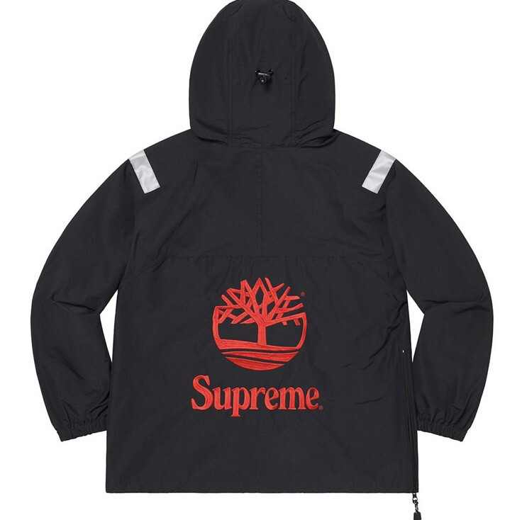 Supreme×Timberland/anorak nylon jacket Supreme Timberland Reflective Taping Anorak (SS21) - $168
