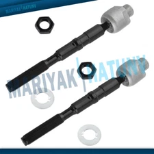 Set of (2) Front Suspension Inner Tie Rod End Links For Ford Edge Lincoln MKX