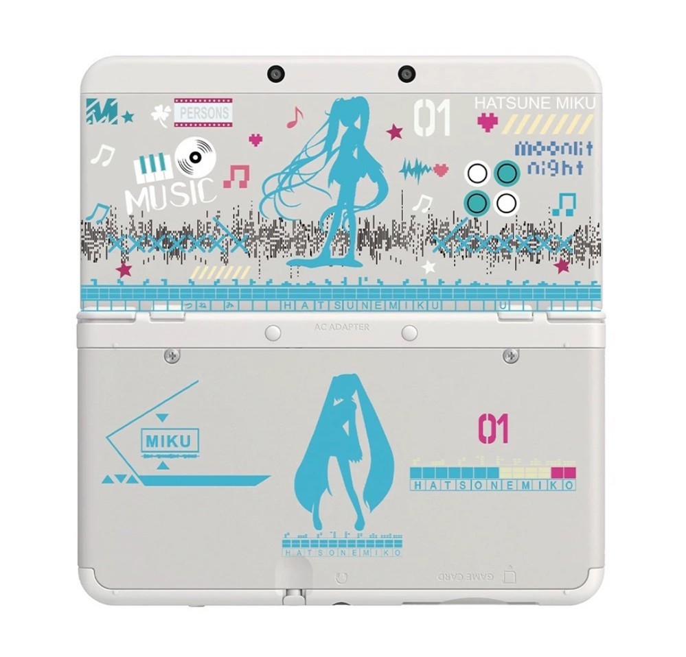 Music Theme Replacement Housing Shell Case for Nintendo New 3DS
