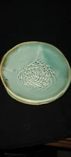 Ceramic Handmade Grater Mostly Garlic.handmade In USA. 5" Diameter