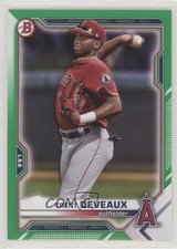 2021 Bowman Draft Green 9/99 Trent Deveaux #BD-133 00gy