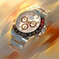 Stampa artistica Rolex Cosmograph Daytona Panda | 24x24 | COA Ltd.25 | Wall Deco C19