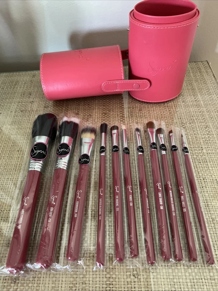 Sigma Beauty Make Me Blush Essential Travel Brush Set Kit & Cup Holder 11 Brush - Imagem 3 de 4
