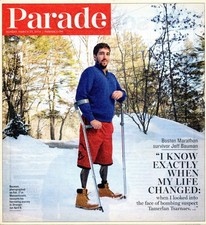 Parade March 23 2014 Boston Marathon Survivor Jeff Bauman Carrie Ann Inaba