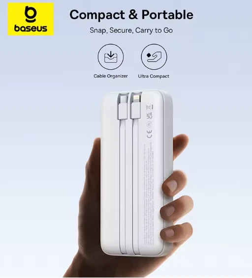 Baseus PowerBank 20000mAh 22.5W USB-C Fast Charging Phone External Samsung - Image 3 of 4