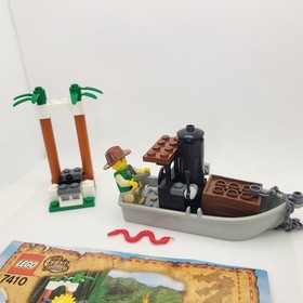 Lego Orient Expedition Adventurers Jungle River 7410 Uncomplete w/ Instructions