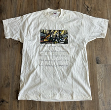 VTG Lehman Brothers USX Graphic White T-Shirt XL Finance
