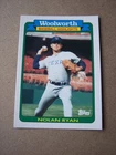 1990 Topps Woolworth baseball HIghlights Nolan Ryan card #20 set break