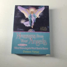 Messages from Your Angels Oracle Cards Doreen Virtue 44 Cards Guidebook SMALL