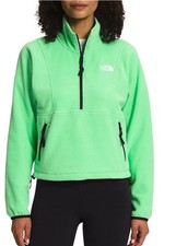 The North Face Women's TKA Attitude 1/4 Zip Fleece Large Tea Green