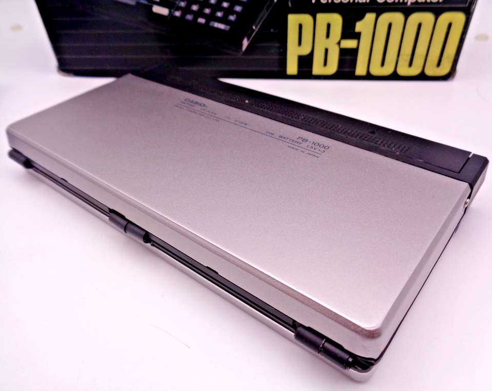 CASIO POCKET COMPUTER PB-1000 (+ ORIGINALVERPACKUNG +32KB RAM-PACK ...