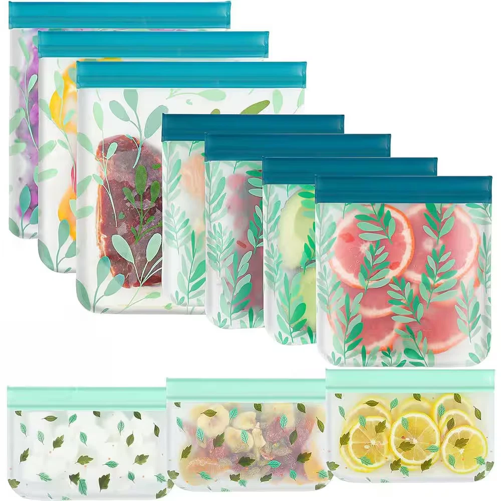 10-Pack Silicone Leakproof Reusable Freezer Bags Dishwasher Safe Bpa-Free for Ho
Opens in a new wind