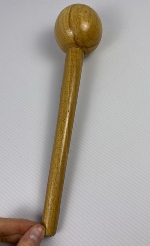 Used Unbranded Wooden Mallet for Baseball Softball Glove Break-in and Shaping
