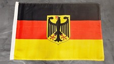 Fahne Flagge Deutschland mit Adler Stockfahne - 30 x 45 cm