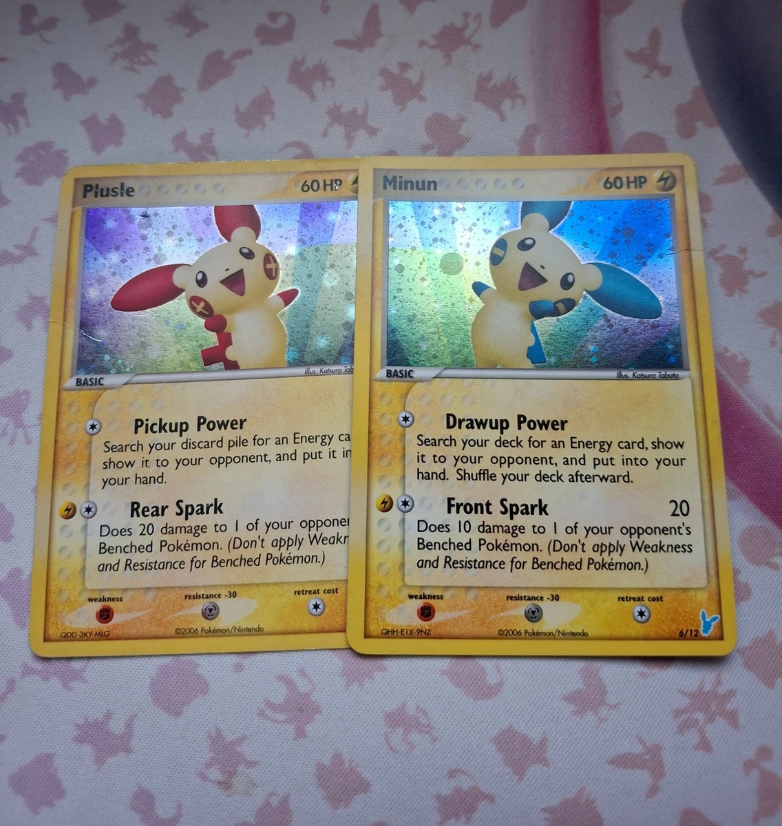 Plusle Minun In Pokmon Individual Trading Cards for sale | eBay