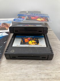 Vintage Atari 5200 Video Game Lot Pac Man 5208 Defender Joust DC Comic Magazine