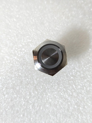 Apem PV4F2Y0SS-334-ND Momentary Push Button Switch, LED Illuminated, SPDT, 19mm,