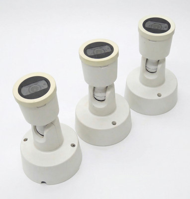 【Set of 3】Axis M2025-LE IP POE Camera White Indoor Outdoor LED Bullet IR Used