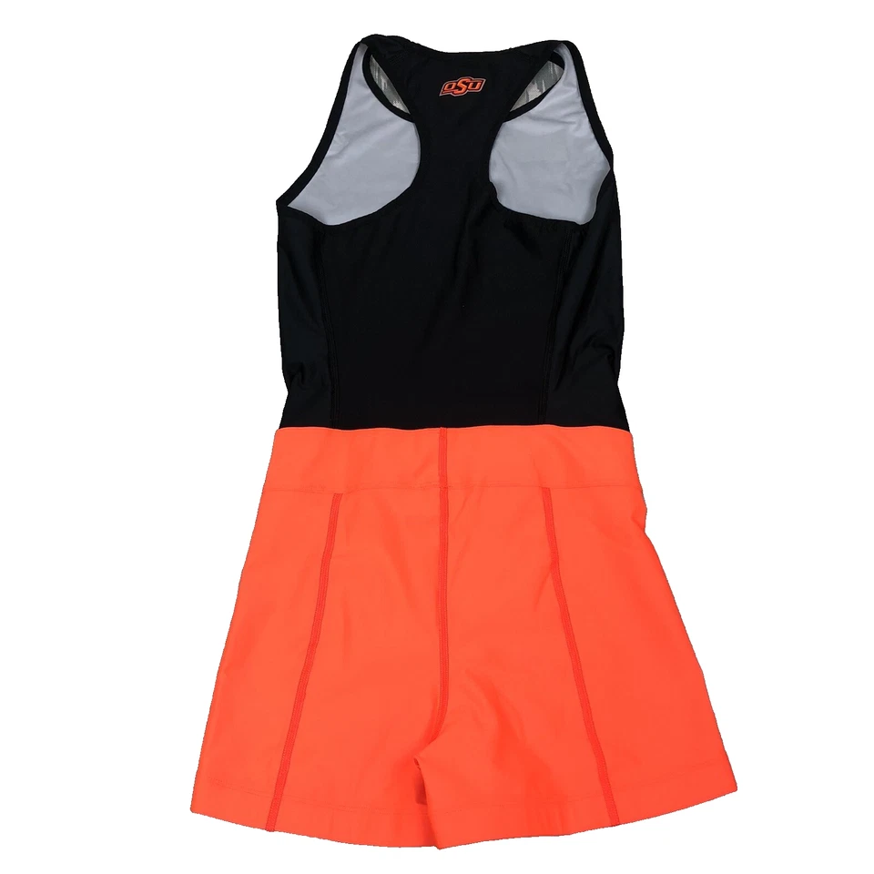 耐克女式单打美国制造俄克拉荷马州 OSU Areoswift M 码罕见 918112-XXX — 第 2/4 张图片