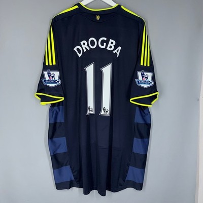 チェルシー 2009 ドログバ　レプリカサッカーユニ UK ボーイズXLサイズ CHELSEA 2009 2010 AWAY FOOTBALL SHIRT SOCCER JERSEY ADIDAS E84276