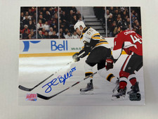 JOHNNY BOYCHUK BOSTON BRUINS SIGNED 8X10 PHOTO YSMS 10481