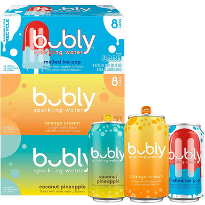 bubly Sparkling Water Variety Pack, 12 fl. oz., 24 pk. FREE SHIPPING!!!