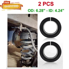 2PCS Coil Spring Spacer for 5-5.5" Car Enhance Rate Heavy-Duty Booster of Rubber