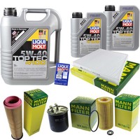 Inspektionspaket 7L Liqui Moly Top Tec 4100 5W-40 FüR Mercedes E-Klasse W211