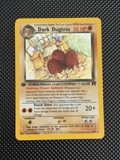 Team Rocket Dark Dugtrio 6/82 English 1st Edition Holo 50 HP on eBay